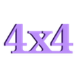 4x4 Emblem.stl 4x4 Emblem