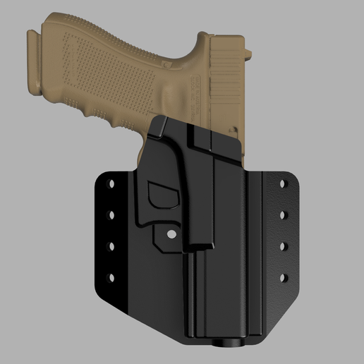 GLOCK 17 OWB COMPRESSION MOLD