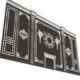 Wireframe-16.jpg Boiserie Classic Wall with Mouldings 03 White