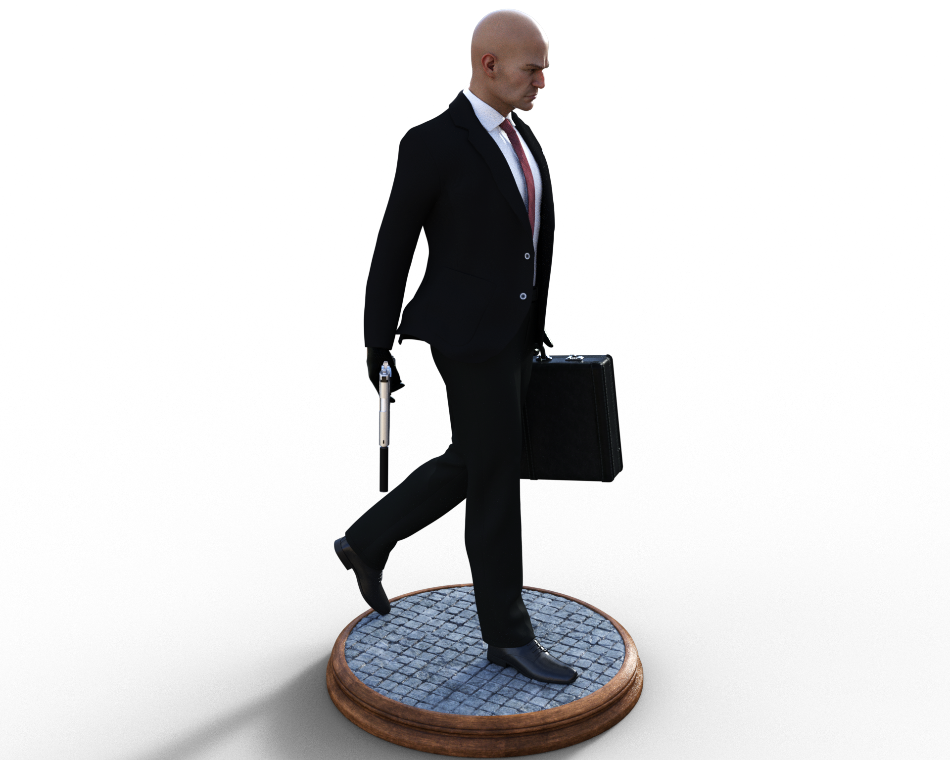 Stl File Hitman Silent Assassin Agent 47 3dprint 3d Print Object To Download Cults