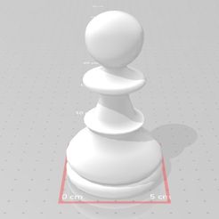 piyon4.jpg STL-Datei Chess Pawn kostenlos・Modell für 3D-Druck zum herunterladen