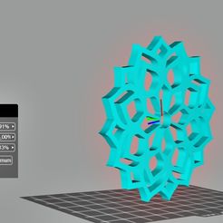 posavasos.jpg Fichier STL gratuit sous-verre de mandala... ou pendentif・Plan pour imprimante 3D à télécharger, Cuque