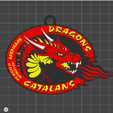 CatalansDragons-6.png 英国超级联赛加泰罗尼亚龙队钥匙扣徽章彩色可打印和渲染