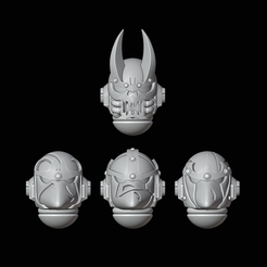 _1.png Файл STL Шлемы PROPHETS OF WORD для новой Ереси・3D-печатная модель для загрузки