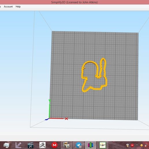 mando cookie cutter - 3D model önizlemesi