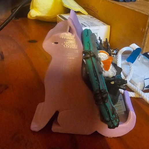 Porta Teléfono con forma de Gatito