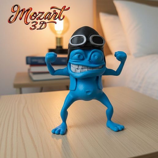 Crazy Frog: Victory Pose Figurine - Cults3D 3D Model | 3Drop