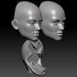 2.jpg BJD doll head Rysi, 1|12  BJD head, 1|6 doll head, 1|4 ball jointed doll head, anime head, head, 3d print doll head, STL doll, ooak