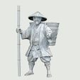 orientalfarmer.jpg Agricultor de arroz oriental - aldeão errante com cajado de bambu - Grimdark Fantasy Miniature