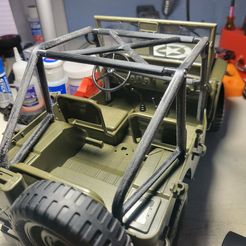 Tubular Willys Jeep JJRC Q65 or SHRC 1:10