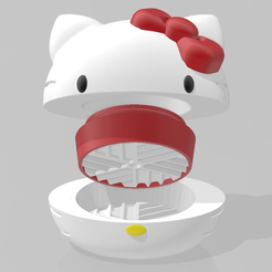 Kitty.png Fichier 3MF Broyeur/Picador Hello Kitty・Modèle à télécharger et à imprimer en 3D