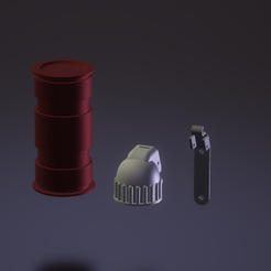 vprysk-a.png STL file Vprysk Grenade / Viyushka Grenade / GRD Specnaz FSB grenade・3D print object to download