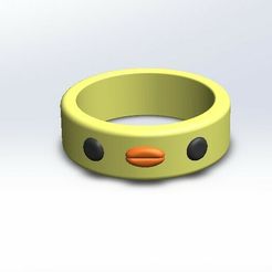 duck-ring-7-sldprt.jpg Archivo STL anillo de pato・Modelo de impresión 3D para descargar, seleenyx