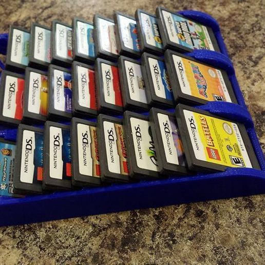 🎮 Nintendo DS Wall Rack・Free STL File for ・Cults