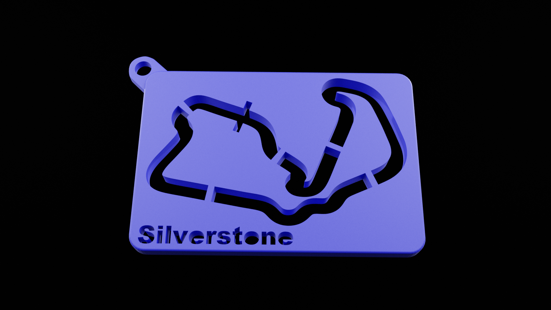 untitled06.png 3D-Datei Strecke Formel 1 Schlüsselanhänger Silverstone Druck 3d kostenlos・3D-Druckvorlage zum Herunterladen, MCS3d