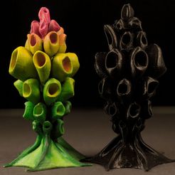 957dbe08213d37aa9ab8a7e18b51f3e7_display_large.jpg Free STL file Tabletop plant: "HexaPlant" (Alien Vegetation 10)・3D printable object to download, GrimGreeble