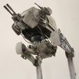 withsnowUNDER.jpg Empire Strikes Back AT-ST 3D printable STUDIO SCALE 3D print model