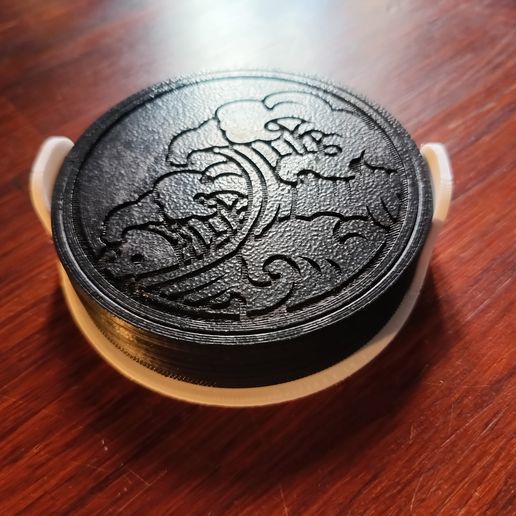 Anime & Japanese Coaster Set with Holder