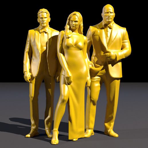 Red Notice Movie Characters | Gal Gadot | Dwayne "The Rock" Johnson | Ryan Reynolds