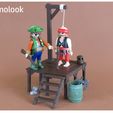 s-l1600-19.jpg Archivo STL HORCA OESTE WESTERN DIORAMAS CUSTOM ESCALA PLAYMOBIL FIGURAS・Modelo para descargar y imprimir en 3D