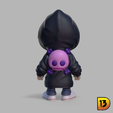 Miniprint-R001-SkullAI-04.png Файл 3D Мини-принт R001 - Череп AI・Дизайн для загрузки и 3D-печати