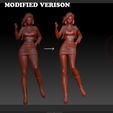 Q1.jpg STL file ANDROID 18 MODIFIED DRAGONBALL PRINTABLE STATUE FIGURINE ANIME・3D printer model to download