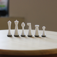Capture d’écran 2017-09-01 à 11.42.31.png Free STL file Multi-Color Modern Chess Set・3D printable object to download