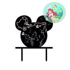 sirenita-cara-disney.jpg STL-Datei CAKE TOPPER CAKE TOPPER - Die kleine Meerjungfrau - die kleine Meerjungfrau・Vorlage für 3D-Druck zum herunterladen