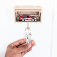 PM_DiecastGarage_Beige_1.jpg Pixel Moto Hot Wheels Key Holder