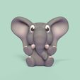 Cod240-Sitting-Elephant-Cartoon-1.jpeg Eléphant assis Cartoon