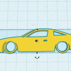 Web-capture_21-11-2023_11130_www.tinkercad.com.jpeg Porte-clés Nissan S13 200sx 180sx Ca18det Turbo Silhouette