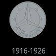6.1.jpg Mercedes Benz Logo, Set From 1902 to 2021, and keychain Mercedes AMG Club, File STL for all 3d Printer