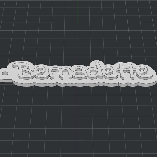 Keychain Bernadette 3D model
