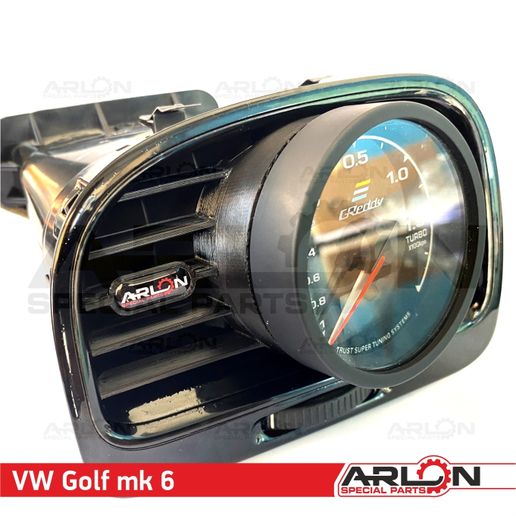7.jpg Air Vent Gauge Pod, 62mm, Fits VW Golf mk6 "Arlon Special Parts"