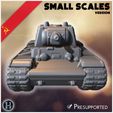 4.jpg KV-1 M1940 E ekranami (version réduite) - Armée soviétique WW2 Second Monde Front de l'Est Ostfront RPG Mini Hobby