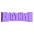 Trophy Stand - Front Plate (fortnite).stl Fortnite Front Plate – Trophy Stand