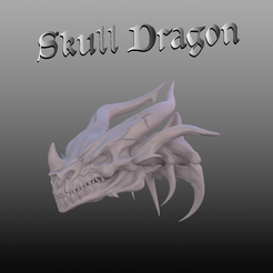 untitled4.png 3D file Dragon Skull・3D printing design to download
