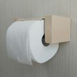 beige-side.jpg Yet Another Quick Change Toilet Paper Roll Holder - Hood