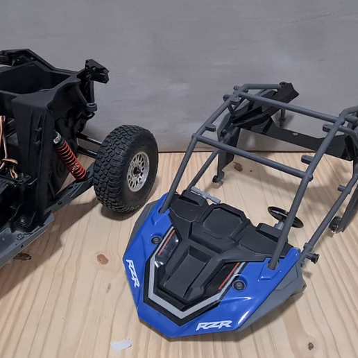 🔌 RC LOSI POLARIS RZR - CUSTOM INTERIOR 1:6 SCALE FUNCTIONAL - NO ...