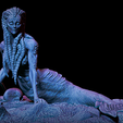 5.png 美人鱼 , 海妖 , 女妖 , 湖怪 , 鱼女 , 半鱼人 3d 可打印缩影