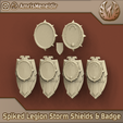Spiked-Front.png Spiked Blank Legion Heraldry and Storm Shields