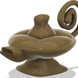 alladin-lamp v14-00.png vessel vase magic aladdin lamp for gin for magic ritual for 3d-print or cnc