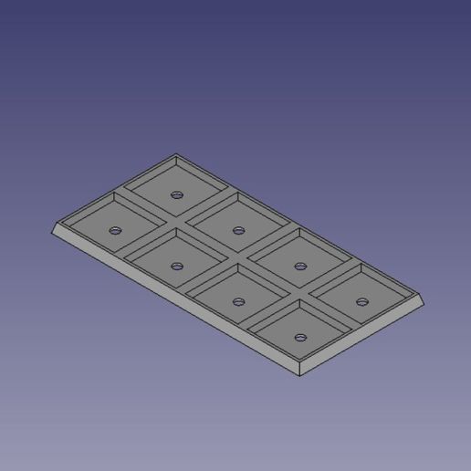 25mm-to-30mm-4x2-for-4mm-magnets.jpg Base de régiment étendue 4x2 pour utiliser vos figurines de 25mm pour la nouvelle base de 30mm de l'ancien monde / Aimants optionnels