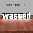 Sin-título-1.jpg LED POSTER " WASTED " - GTA - LED POSTER