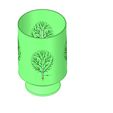 vase52-02.jpg nature style vase cup vessel v52 for 3d-print or cnc