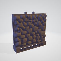 2018-12-24_13_15_40-stone-wall-1.stl_-_3D_Viewer.png Download free STL file Stone wall Terrain tile - Compatible with OpenLOCK™ • 3D printing template, cerkit