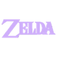 Logo Zelda Rojo.stl Stand Nintendo 3DS Zelda Games