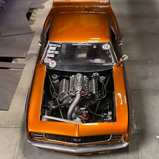🚙 Chevrolet Camaro 1969 Sick Seconds.・ STL File for 3D