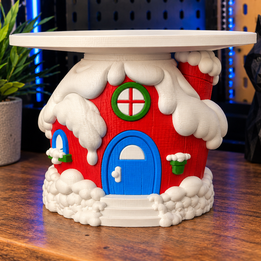 Whoville-inspired candle holder