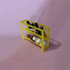 20211113_155831.png Archivo STL gratis Estantería modular apilable para esmaltes de uñas・Plan de la impresora 3D para descargar